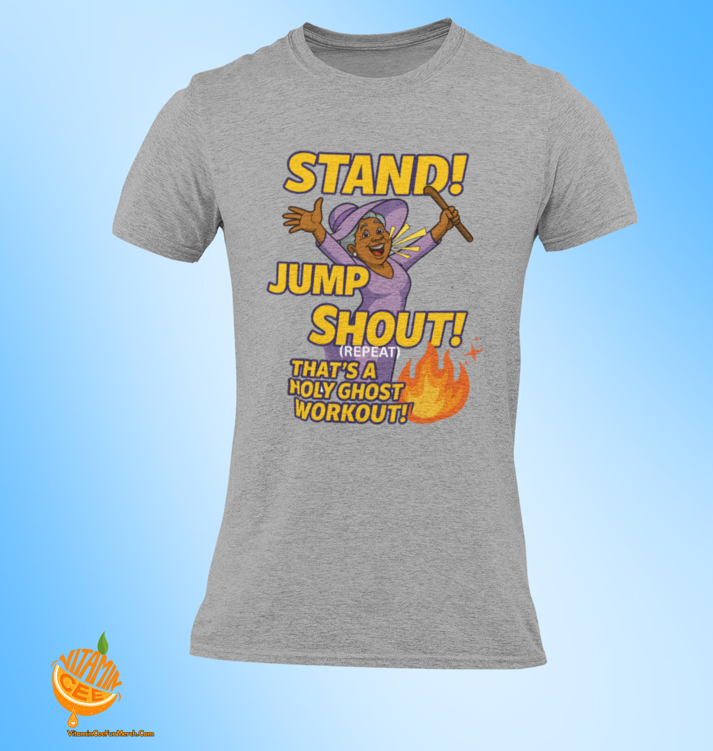 Fun Faith Based "Workout" Tee!