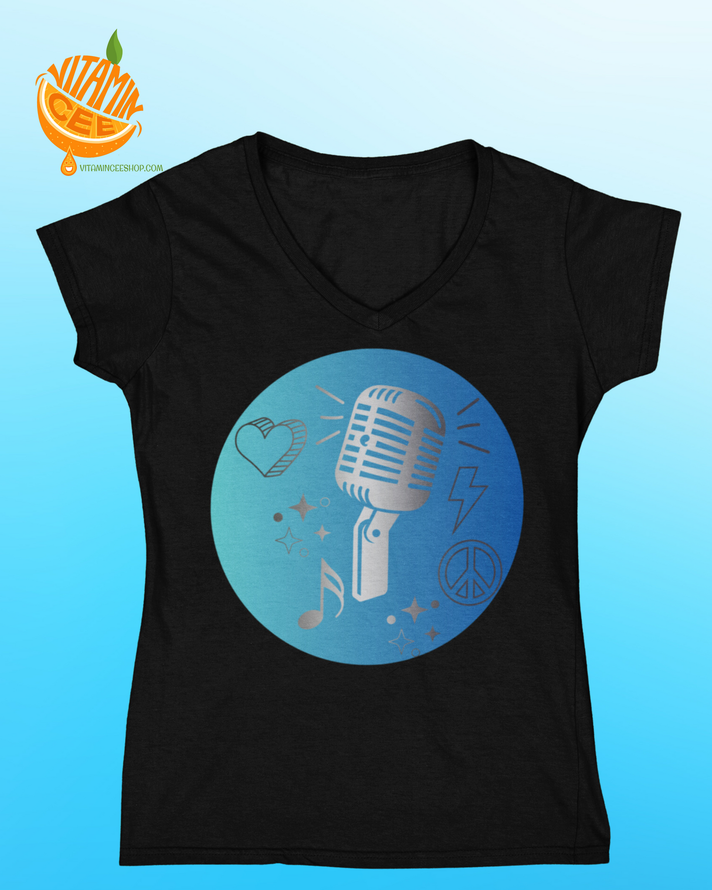 Fun & Cool Microphone Graphic Tees!