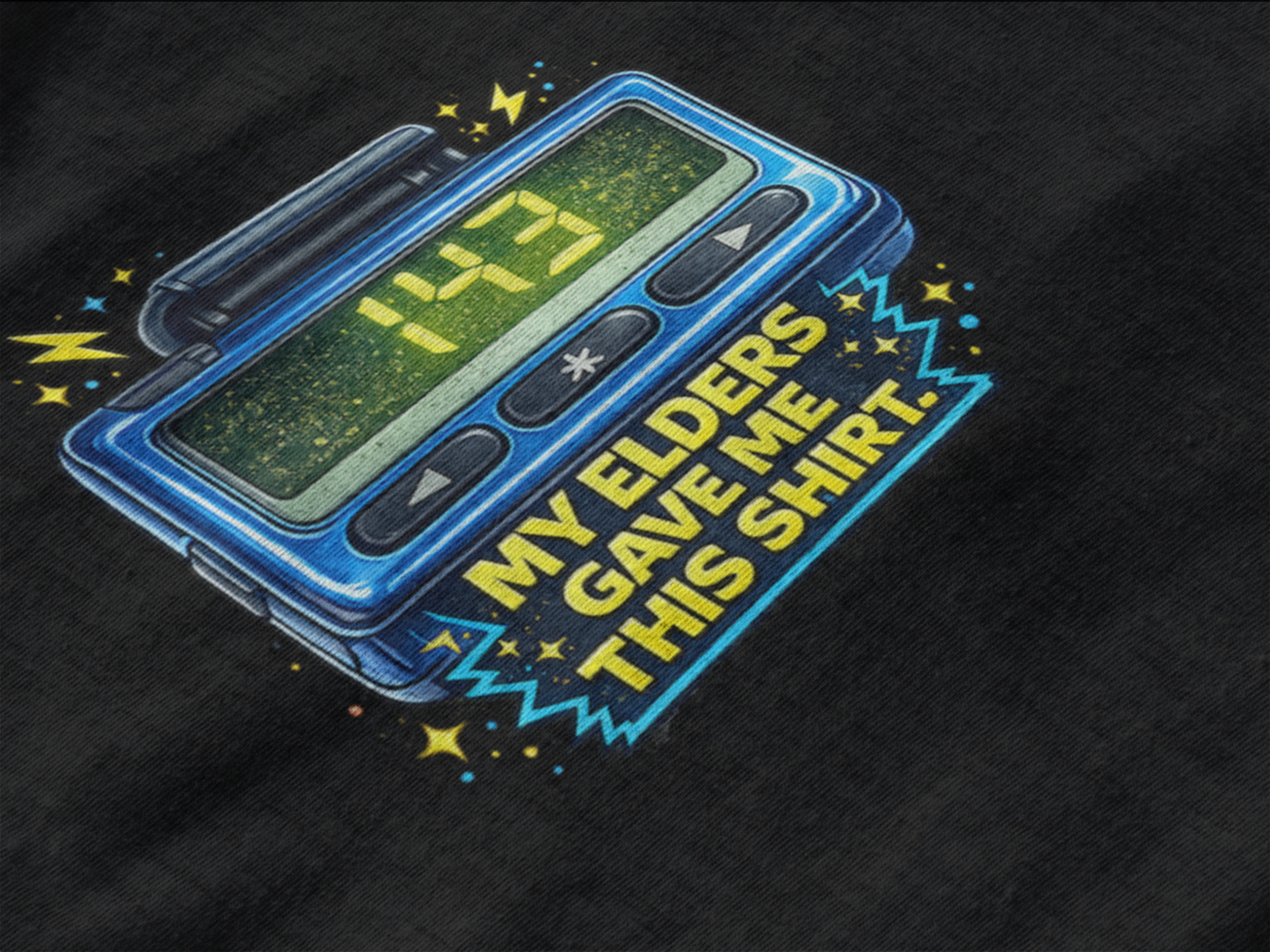 My Elders Gave Me This Shirt – Funny 143 Pager Sweatshirt | Retro 90s Throwback Crewneck