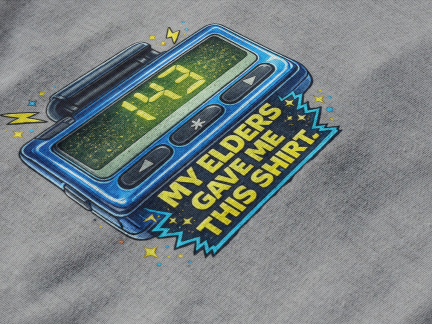 My Elders Gave Me This Shirt – Funny 143 Pager Sweatshirt | Retro 90s Throwback Crewneck
