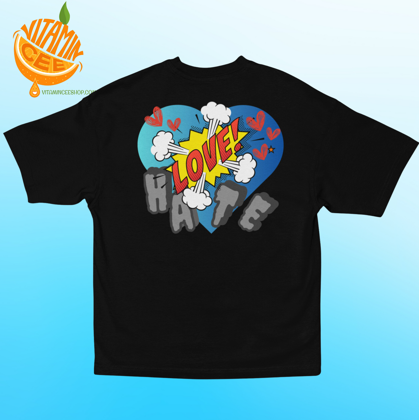 Fun Love vs hate Tee Shirt!