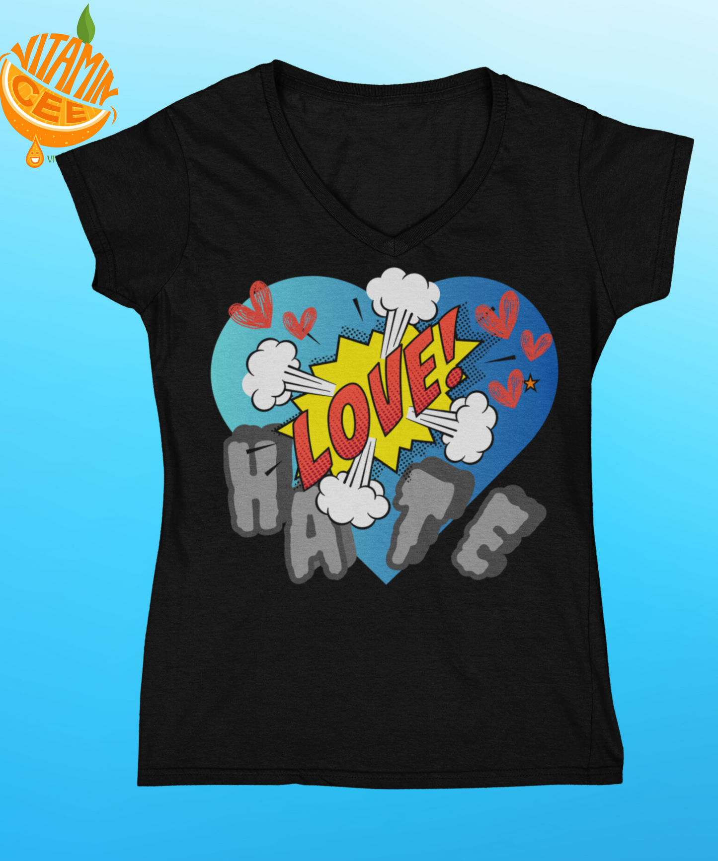 Fun Love vs hate Tee Shirt!