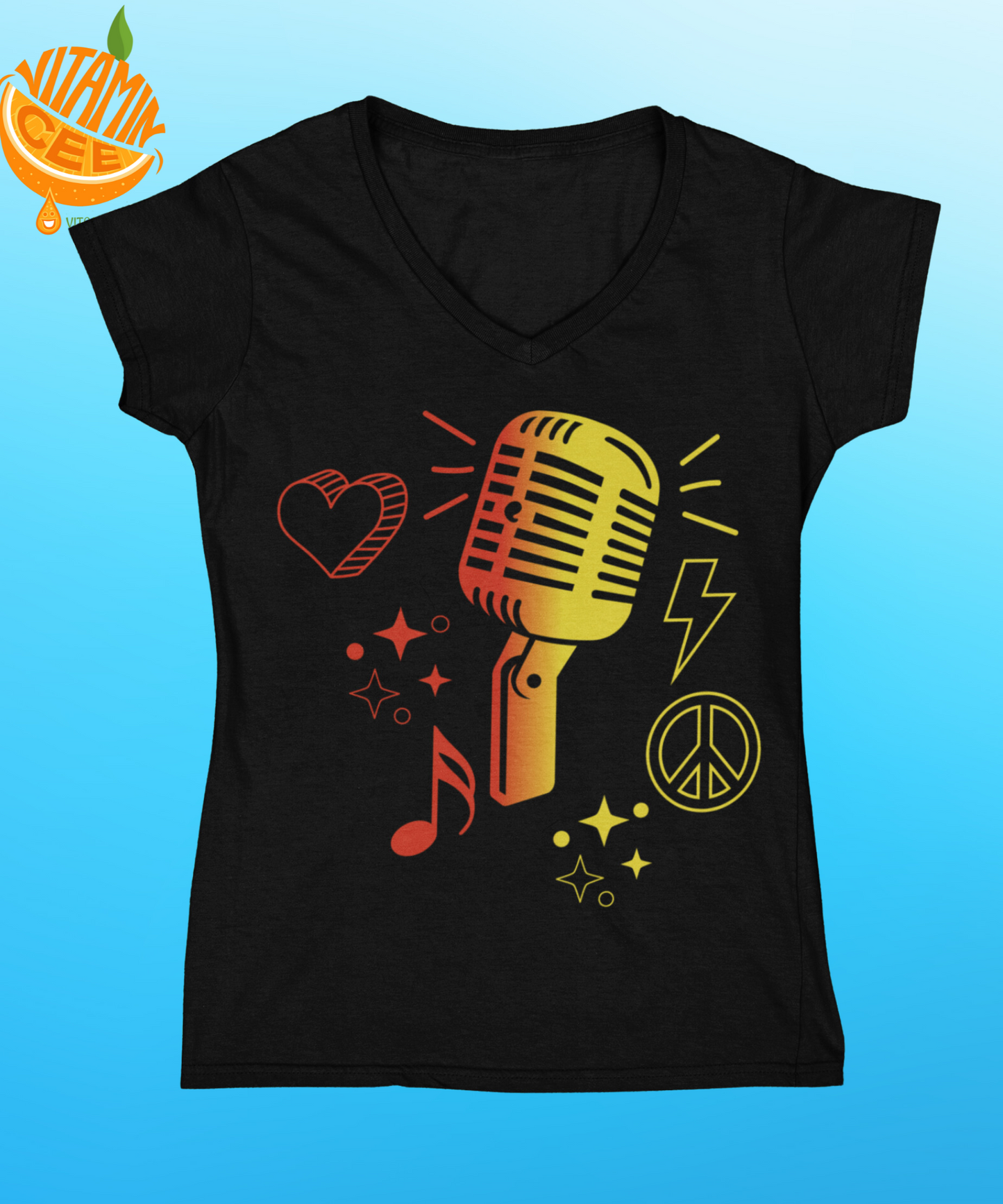 Fun & Cool Microphone Graphic Tees!