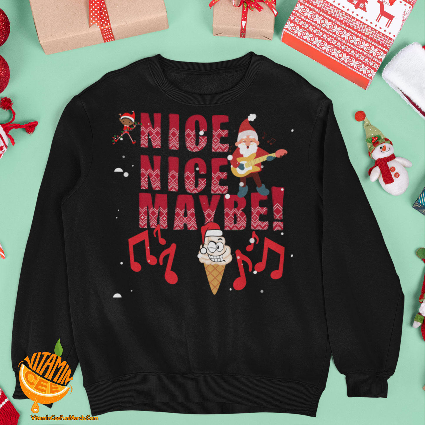 90's music fans! Come get your Christmas sweater!