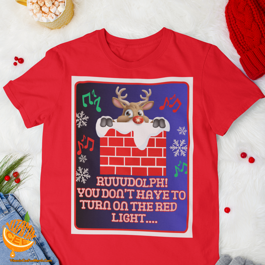 80's Music Fans Tee Reindeer