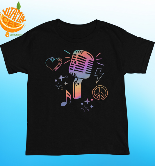 Fun & Cool Microphone Graphic Tees!