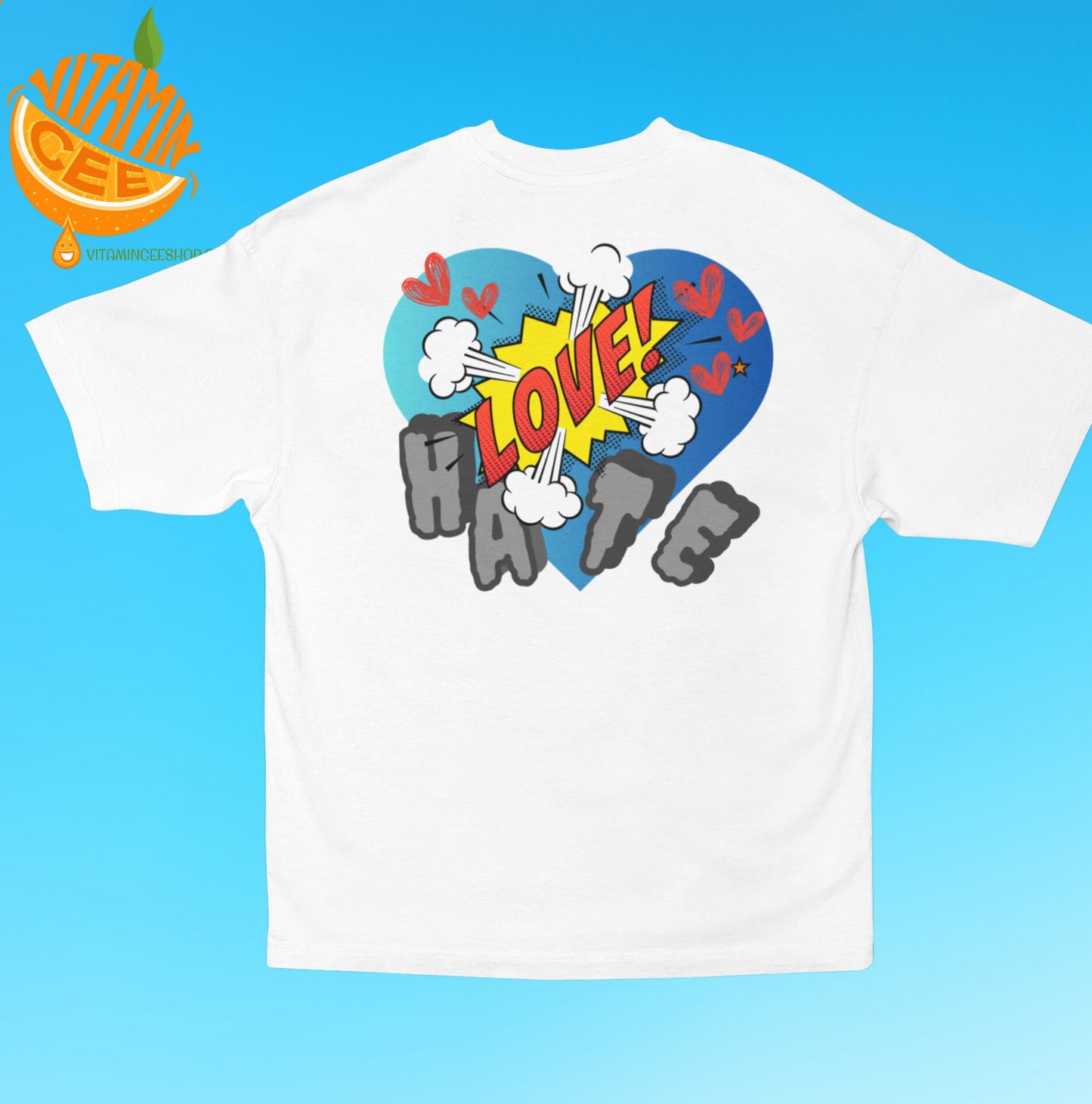 Fun Love vs hate Tee Shirt!