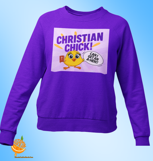 Fun & Egg-Citing Faith Based Sweatshirt! Can I Get An Amen!