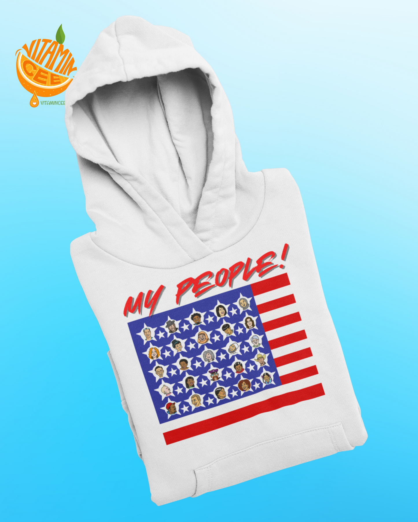 Fun Hoodie that Features our Diversity in America!