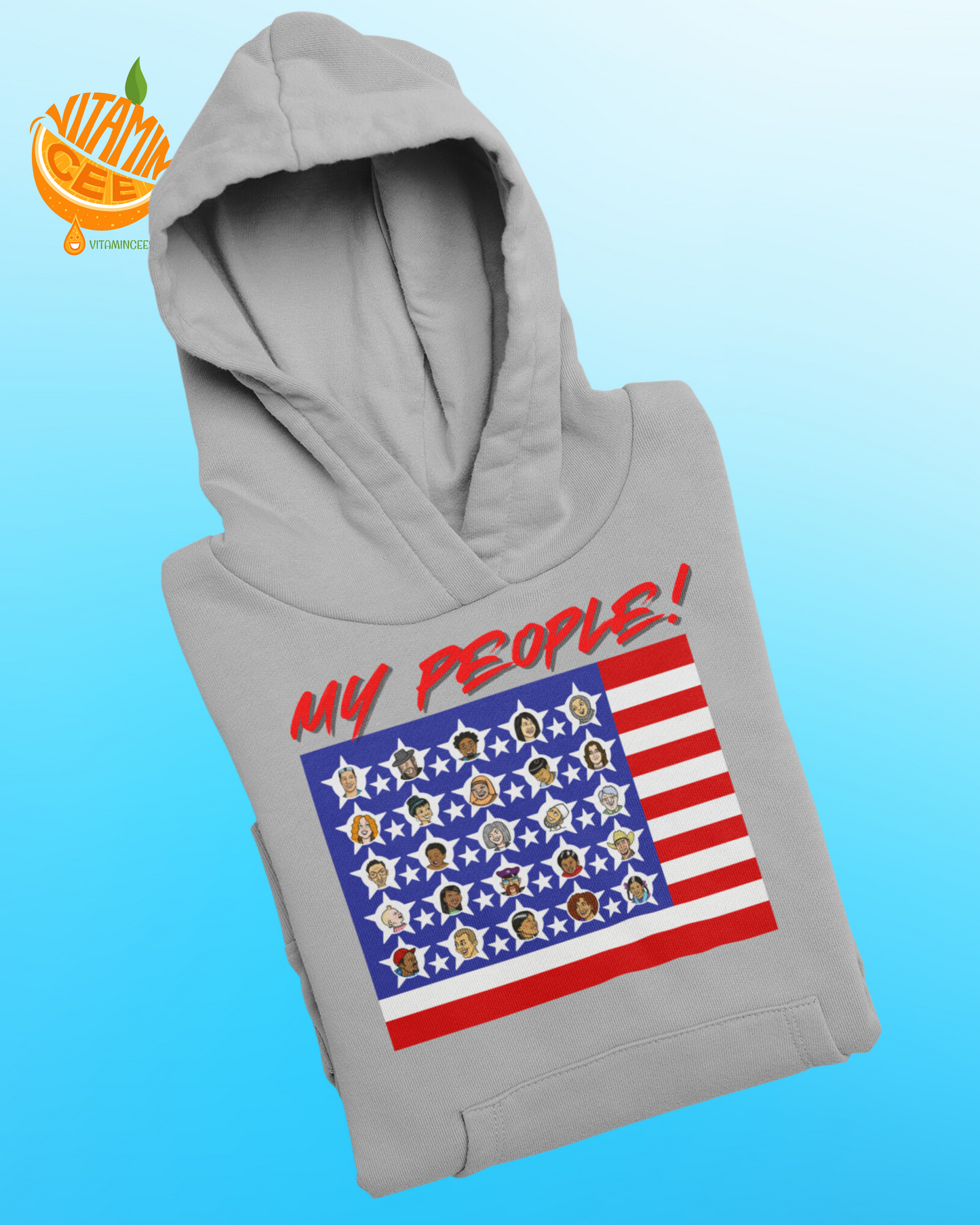 Fun Hoodie that Features our Diversity in America!