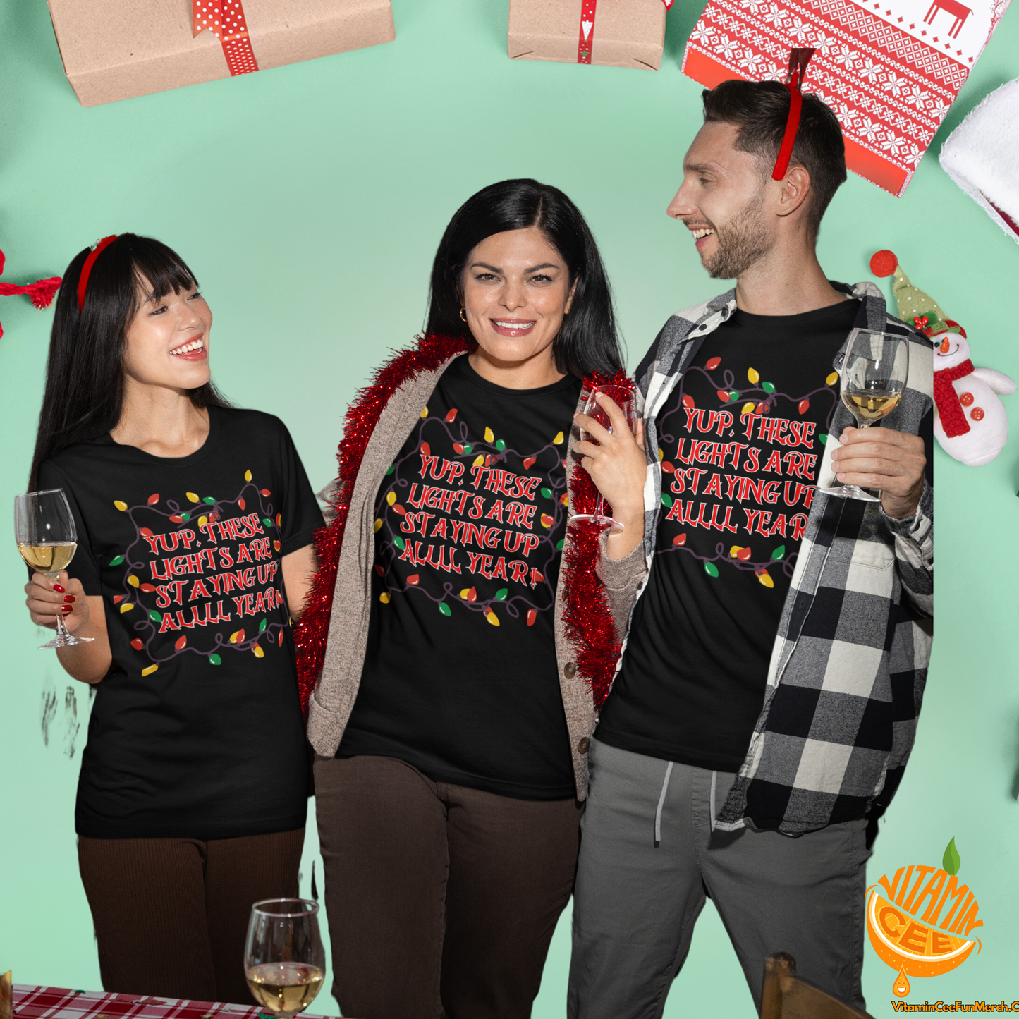 Fun Christmas Tee, Cuz You're that kinda Teee!