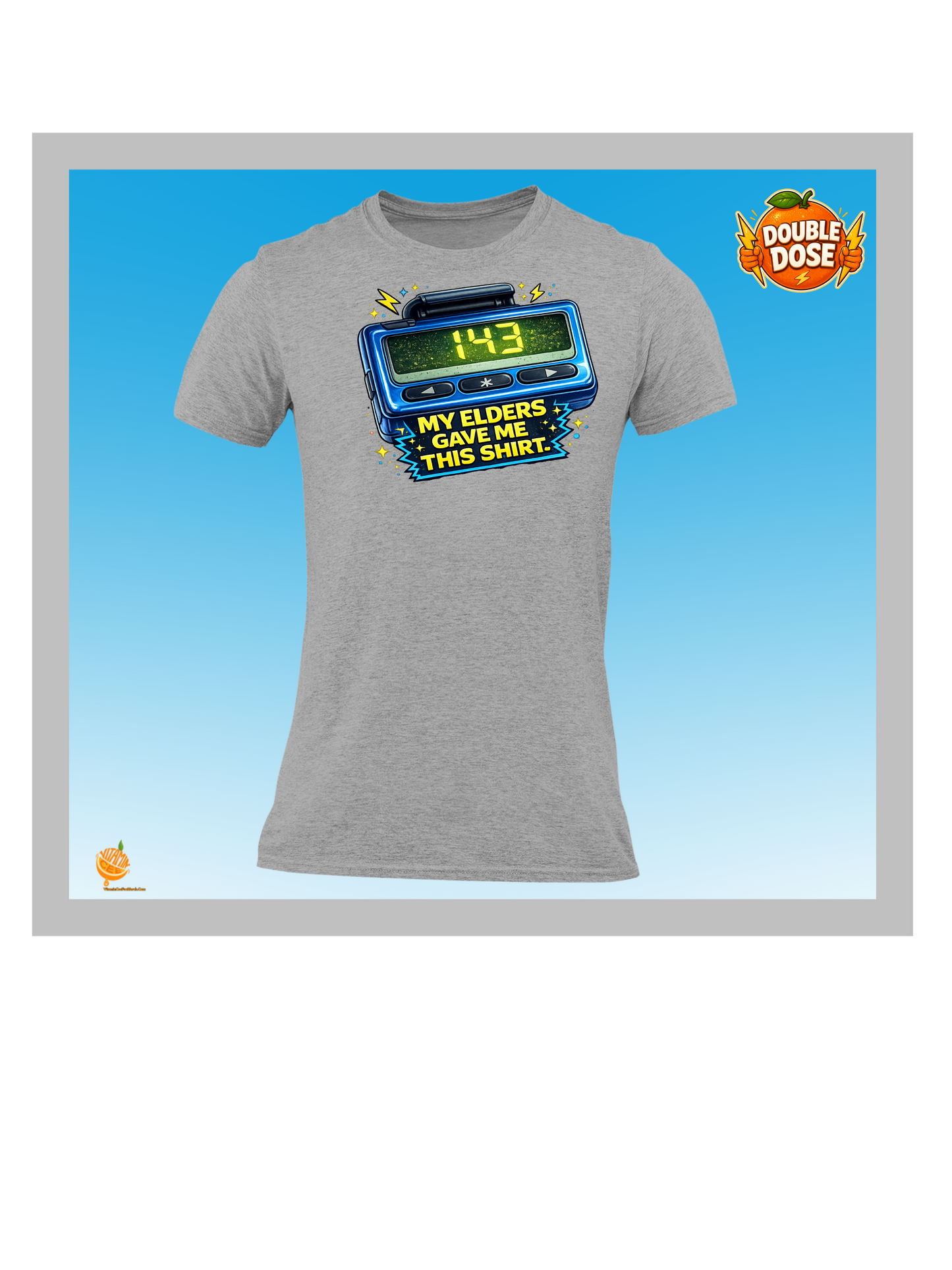 My Elders Gave Me This Shirt – Funny Pager 143 Shirt | Retro 90s Nostalgia Tee