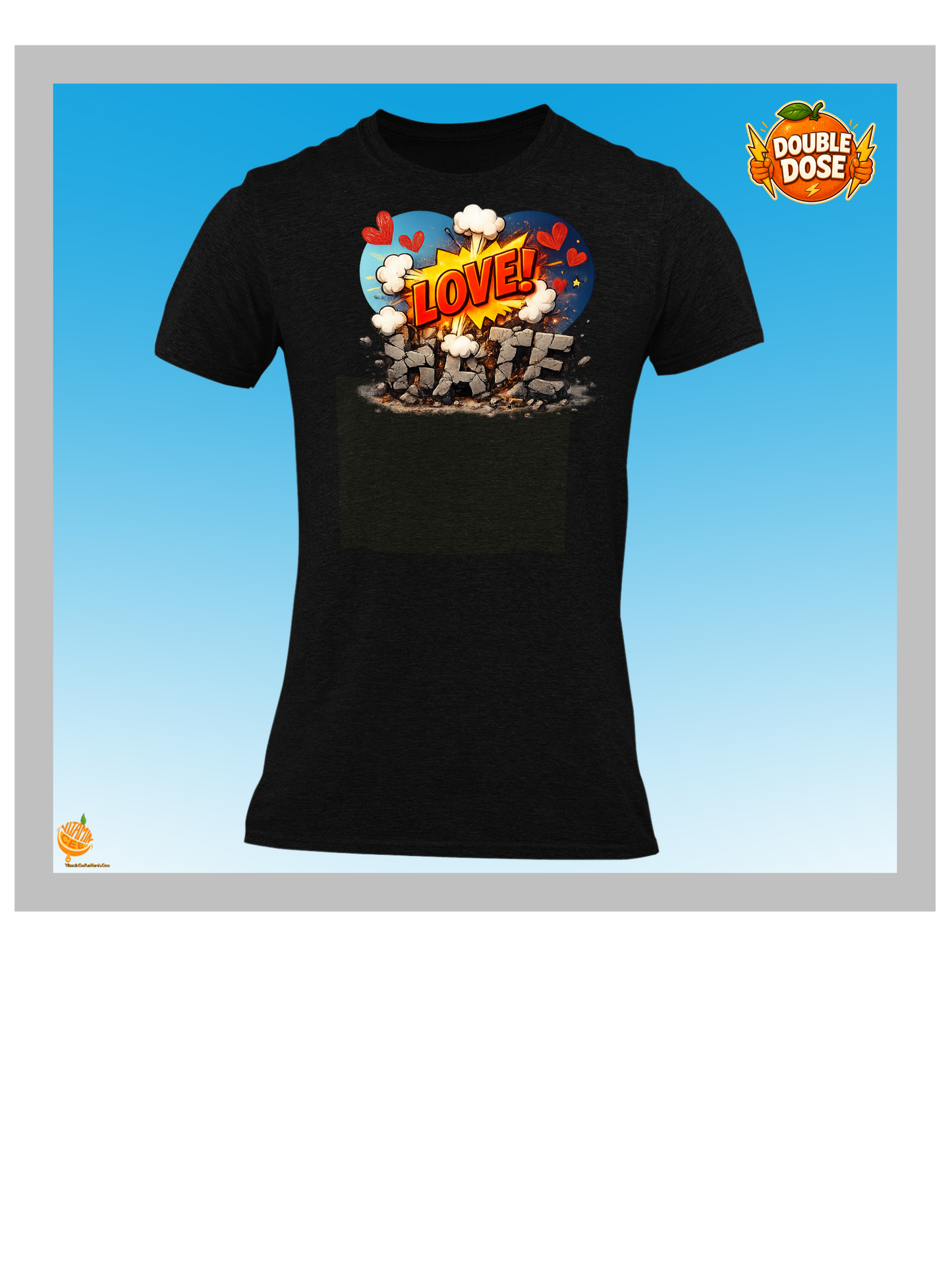 Positive love message shirt