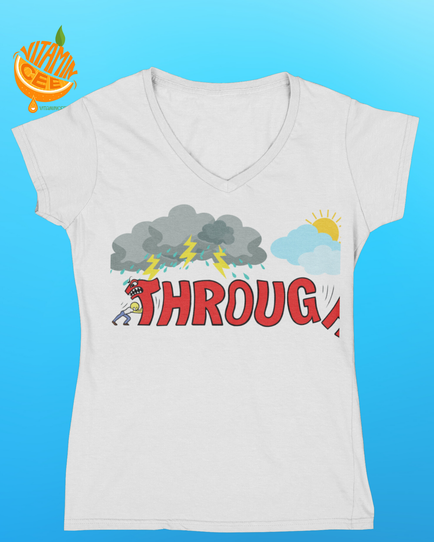 Fun Tee shirt with a Fun Encourage Quote!