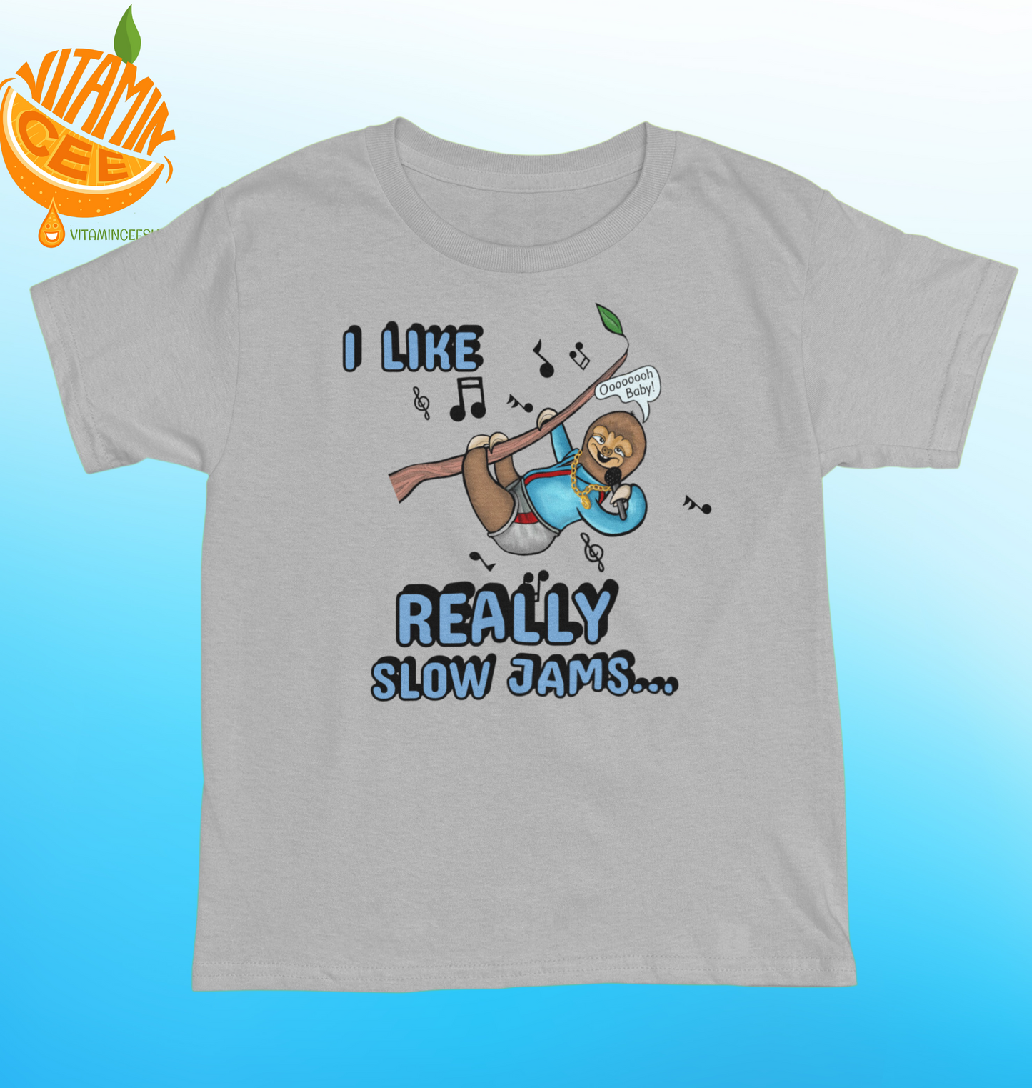 Slow Jam Fans! Cute Sloth Fans! Here's your Favorite Tee Shirt!