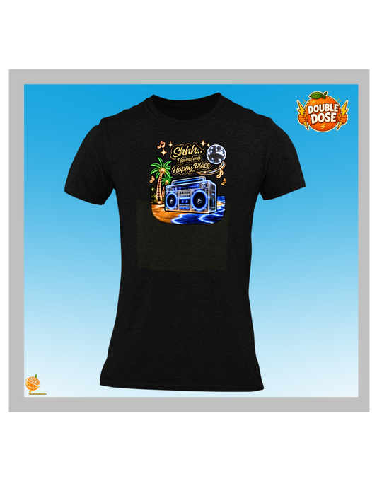 I’m In My Happy Place Shirt – Retro Music Beach T-Shirt