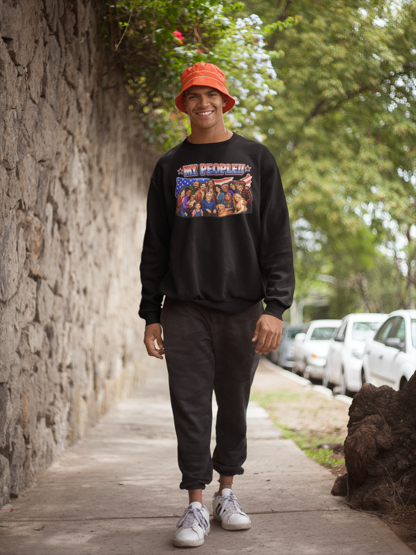 My People Diversity Sweatshirt – Inclusive USA Unity Graphic Crewneck