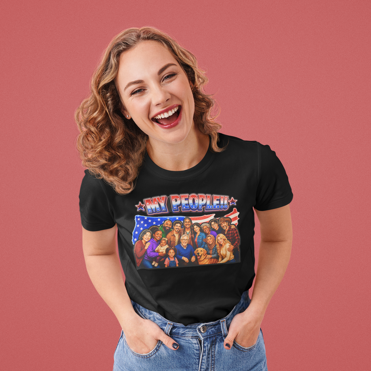My People Diversity T-Shirt – Inclusive USA Unity Graphic Tee