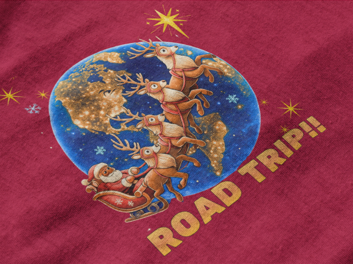 Fun Christmas Sweater Featuring the Ultimate Road Warrior!