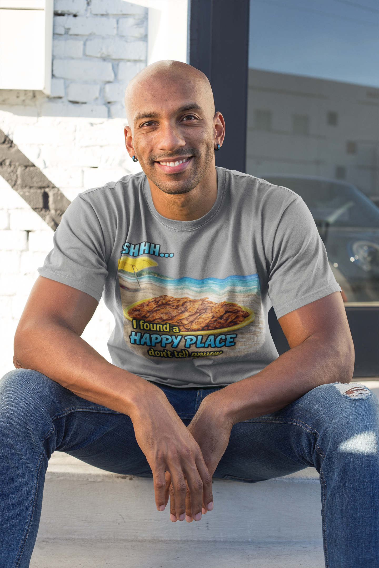 I'm in my Happy Place Bacon Beach T -Shirt